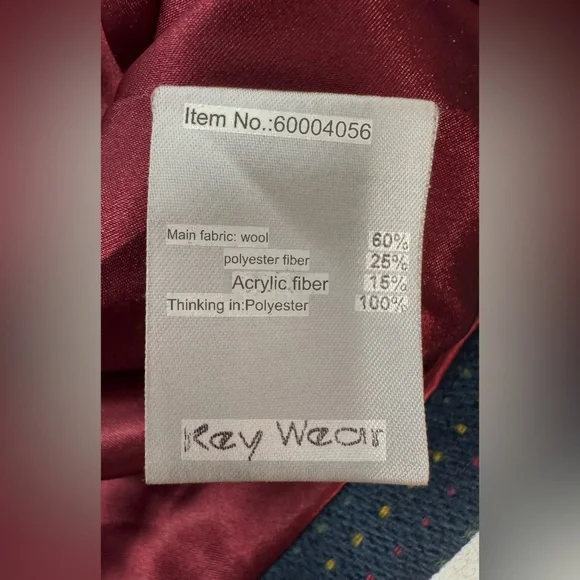 Wool Blend lined Jacket - Picture 12 of 12